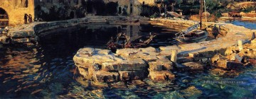San Vigilio Lac de Garde John Singer Sargent Peinture à l'huile